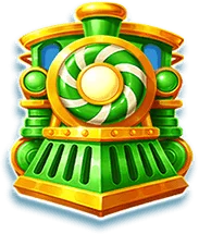 Green train symbol from Jelly Express